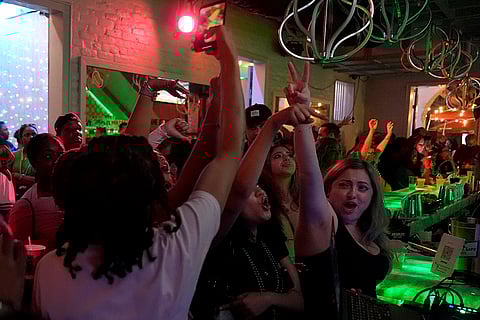 NFL Super Bowl 59 football, Eagles vs Chiefs: Philadelphia Eagles fans celebrate