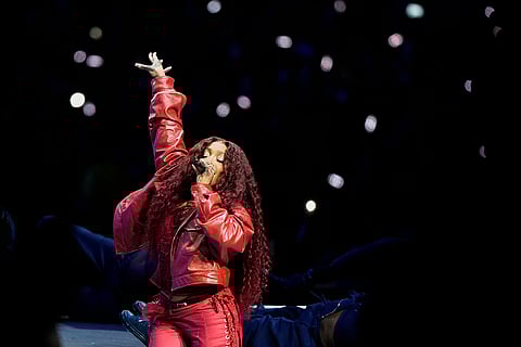 NFL Super Bowl 59 football, Eagles vs Chiefs: SZA performs during halftime