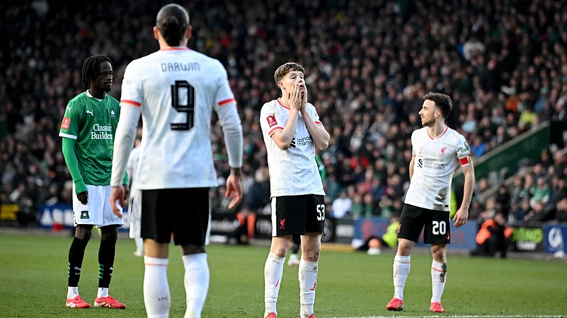 Liverpool were knocked out of the FA Cup by Plymouth Argyle