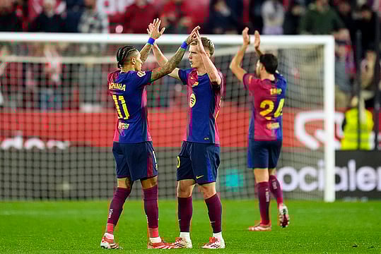 La Liga: Barca Thrash Sevilla 4-1