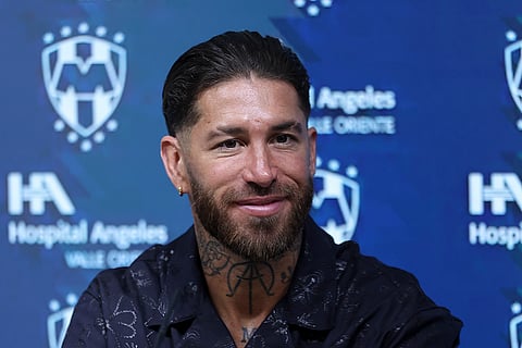 Mexico Football League: Sergio Ramos gives a press conference with Monterrey