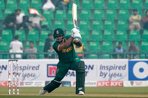 Pakistan Tri-Series Cricket Match 2, NZ Vs SA: South Africa's Jason Smith bats