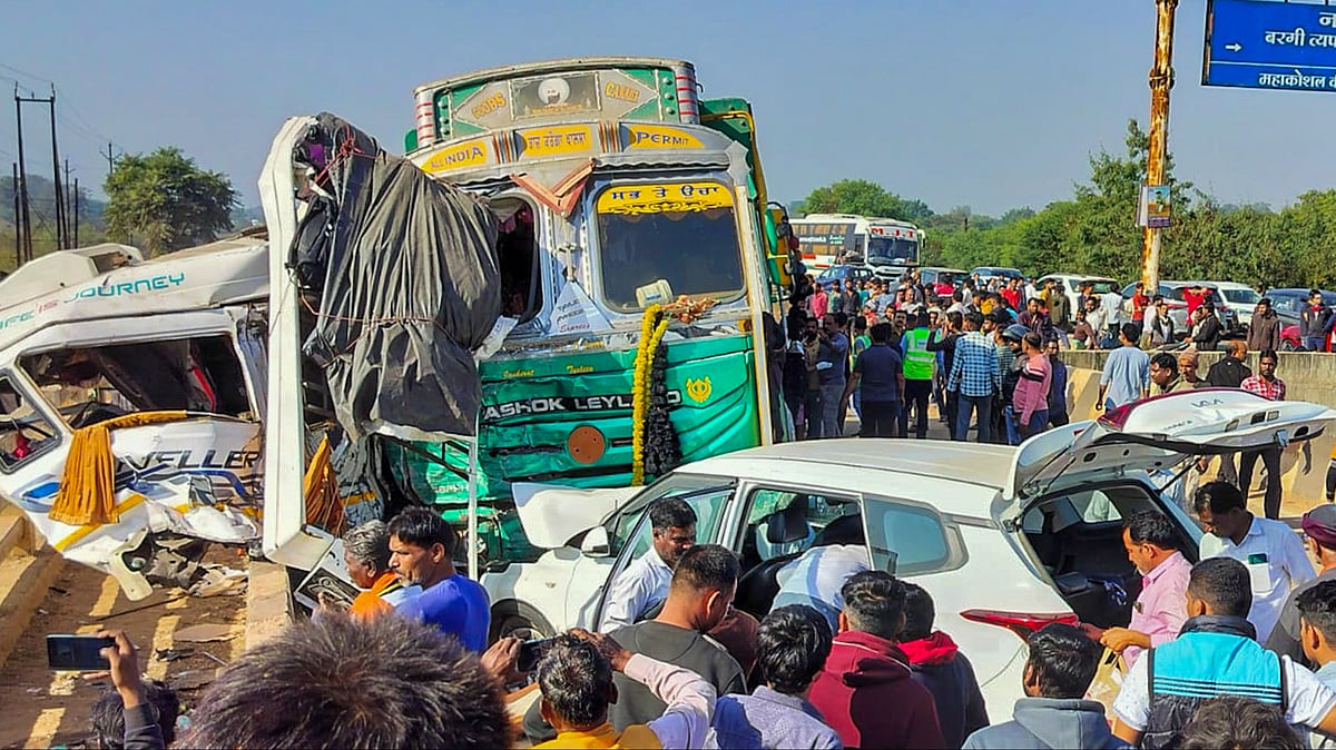 -PTI : Maha Kumbh Pilgrims died in road accident in Jharkhand (represenative image)
