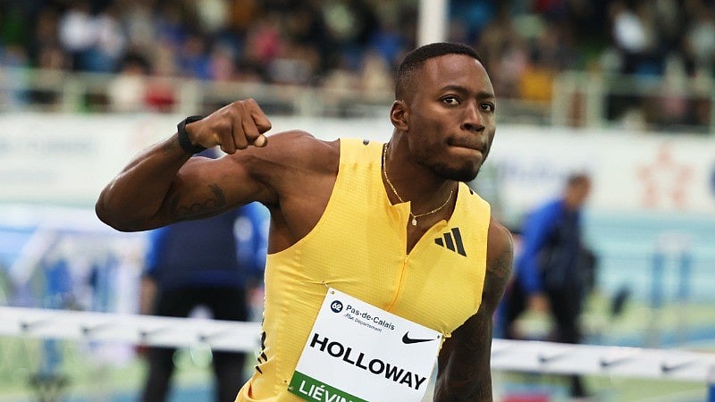 Photo: X | World Athletics : Grant Holloway in the Meeting Hauts-de-France Pas-de-Calais 2024.