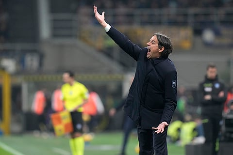 Serie A: Inter Milan's head coach Simone Inzaghi