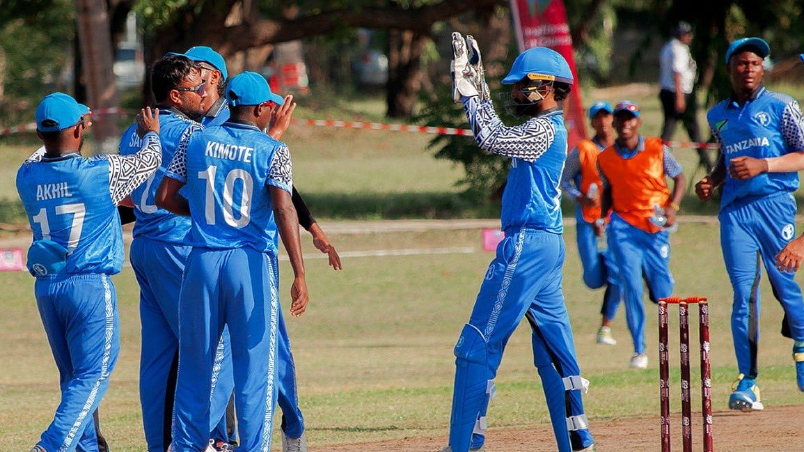 Photo: X | Tanzania Cricket Association : Tanzania cricket team players.