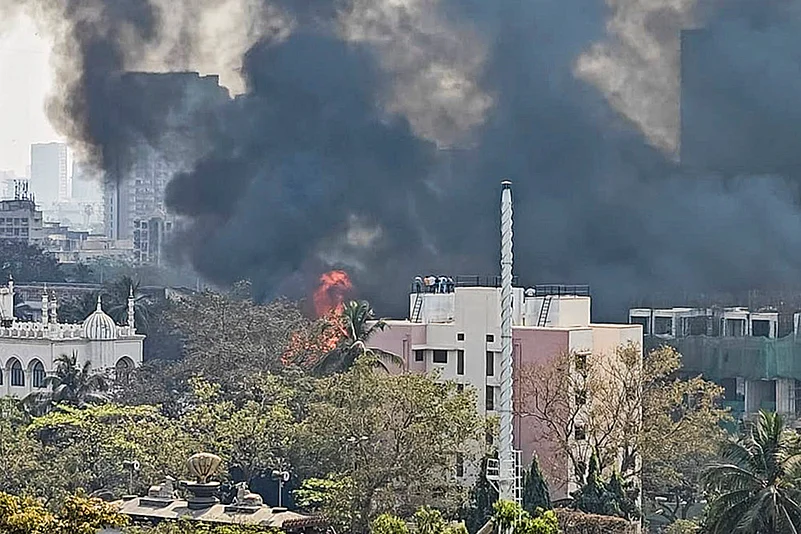 Fire in Mumbai