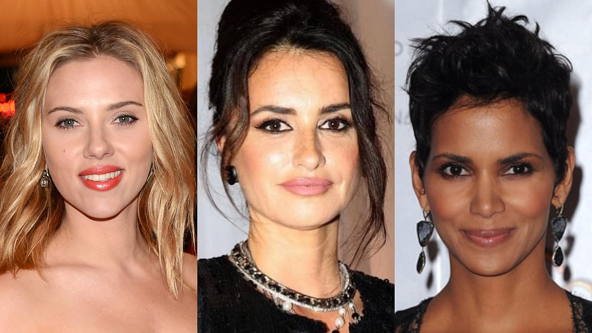 IMDb, Instagram : Scarlett Johansson (L), Penélope Cruz (M), Halle Berry (R) 