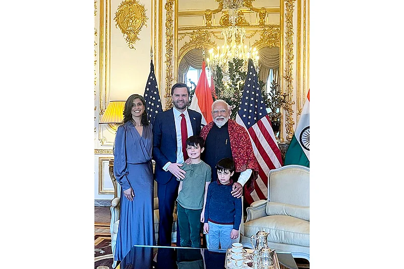 PM Modi meets JD Vance