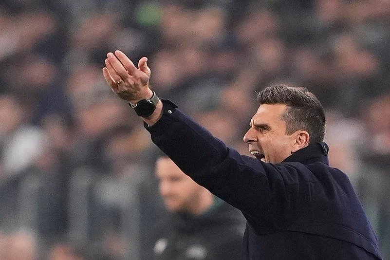 Italy Soccer Champions League playoff first leg Juventus and PSV Eindhoven: Thiago Motta