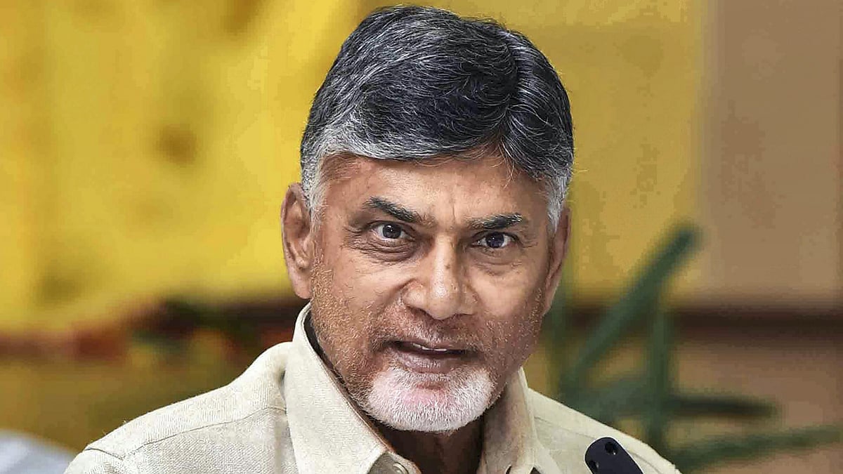Andhra Pradesh CM Chandrababu naidu - | Photo: PTI