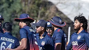 File : The United States cricket team.