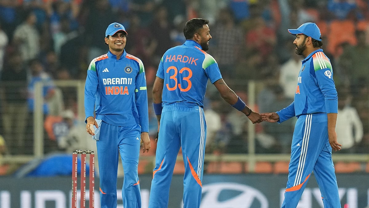 X/BCCI : Rohit Sharma was very happy with team putting up a collective show