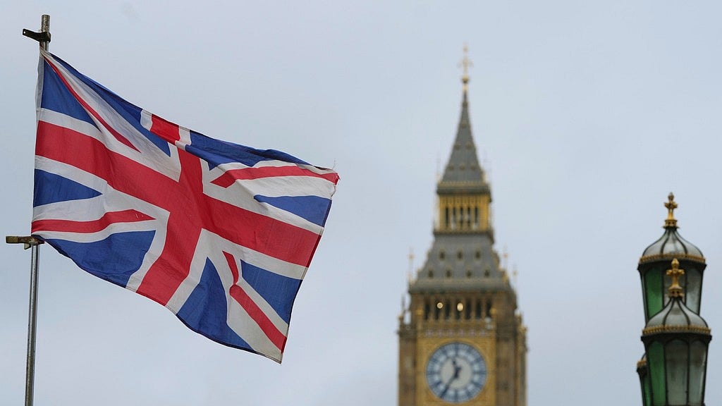 AP : A Union flag flies near Big Ben in London.