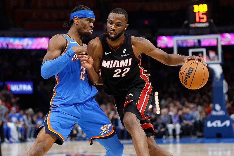 NBA basketball game 2024-25 Miami Heat vs Oklahoma City Thunder: Andrew Wiggins