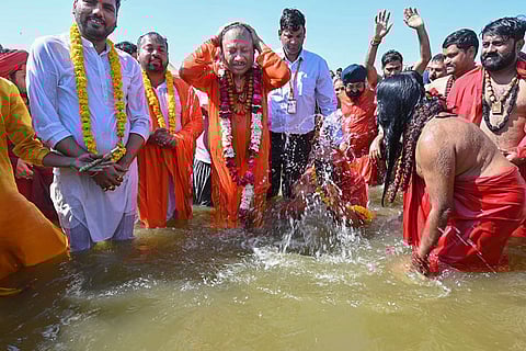 Vishnu Dev Sai at Prayagraj