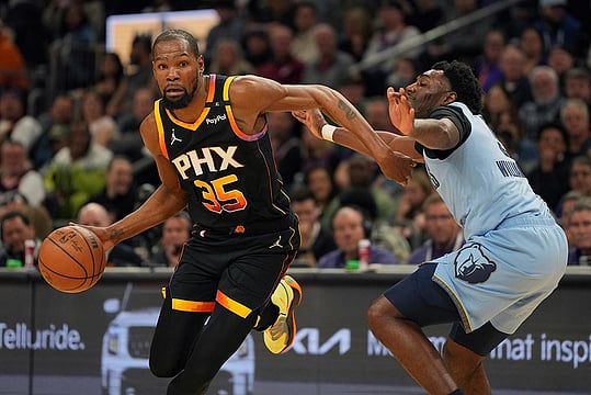 NBA: Kevin Durant Joins 30k Club As Memphis Grizzlies Down Phoenix Suns