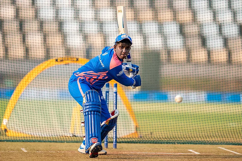 Womens Premier League WPL 2025 Mumbai Indians MI Training photos: G Kamalini