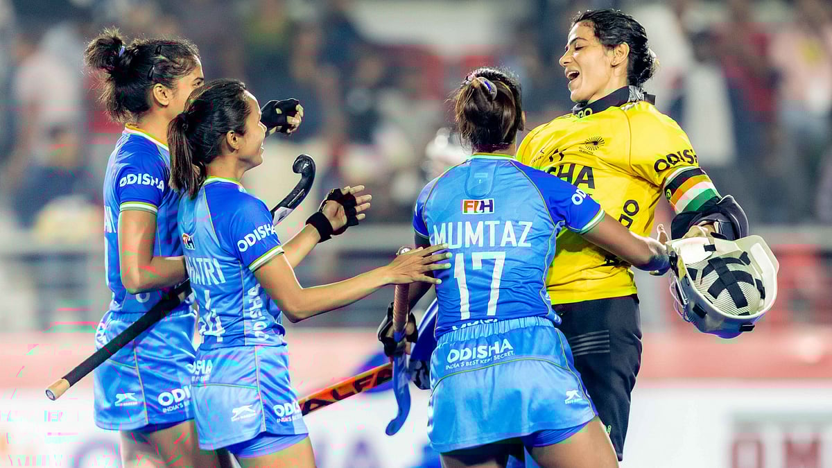 Hockey India : The Indian women's hockey team.