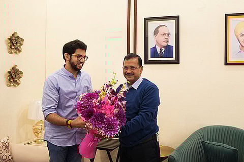 Aditya Thackeray meets Kejriwal