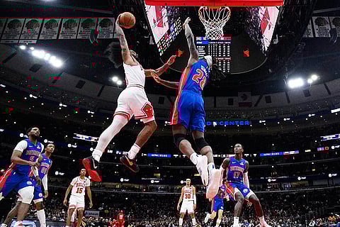 NBA Basketball: Detroit Pistons vs Chicago Bulls