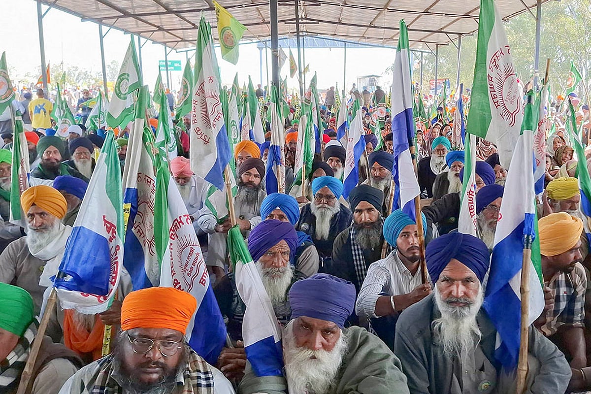 Farmers at Shambhu border