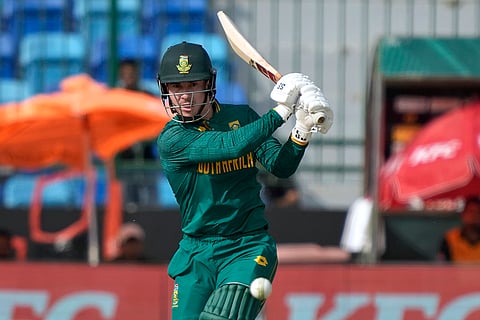 PAK vs SA ODI Cricket: South Africa's Mathew Breetzke plays a shot