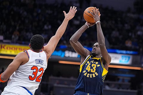 NBA Basketball Game: New York Knicks vs Indiana Pacers