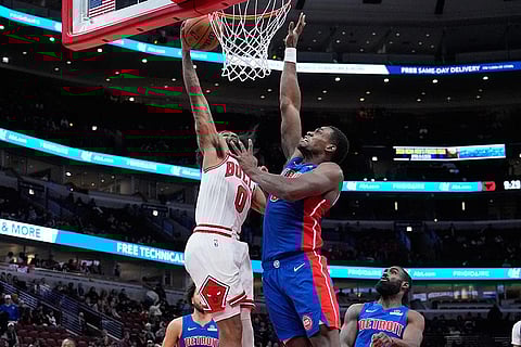 NBA Basketball Game: Detroit Pistons vs Chicago Bulls