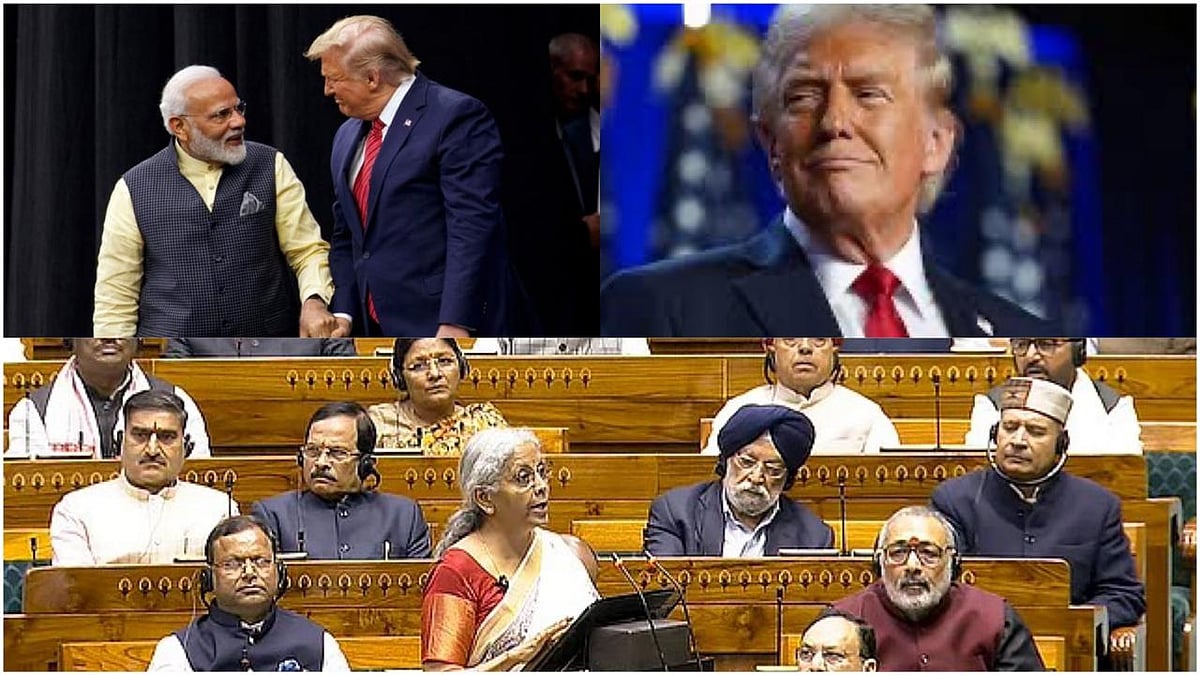 News Wrap: (Clockwise) Modi in US, President Trump, FM Sitharaman tables IT bill