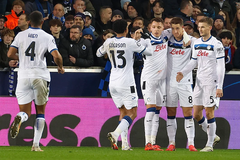 Belgium Soccer Champions League playoff first leg Club Brugge vs Atalanta: Mario Pasalic
