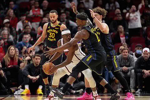 NBA Basketball: Golden State Warriors vs Houston Rockets