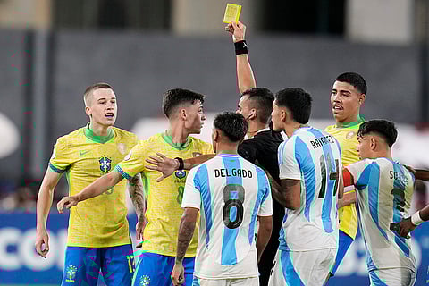 U-20 South American Championship: Referee Mathias de Armas, of Uruguay, books Brazil's Igor