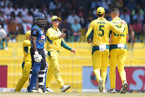 SL vs AUS 2nd ODI: Sri Lanka's Nishan Madushka leaves the ground after losing his wicket