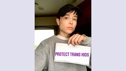 Elliot Page Advocates for transgender rights