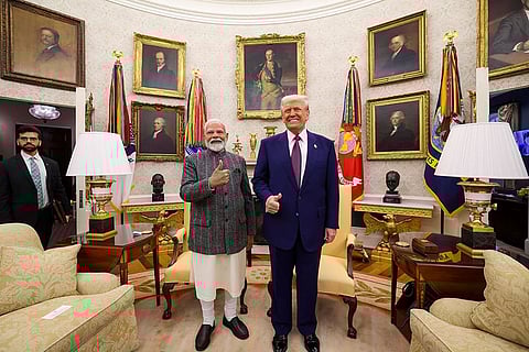 PM Modi meets Donald Trump