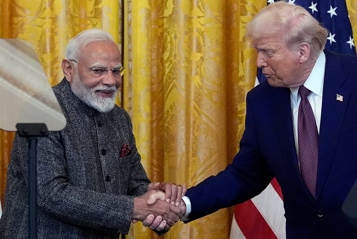 Alex Brandon/AP : Modi-Trump joint press conference