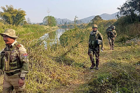 Security in different parts of Manipur