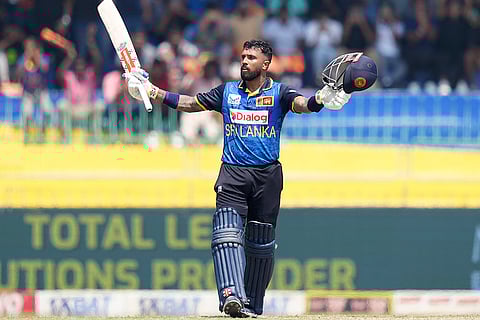 SL vs AUS 2nd ODI: Sri Lanka's Kusal Mendis celebrates his century