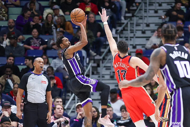 NBA Basketball game New Orleans Pelicans vs Sacramento Kings: Malik Monk