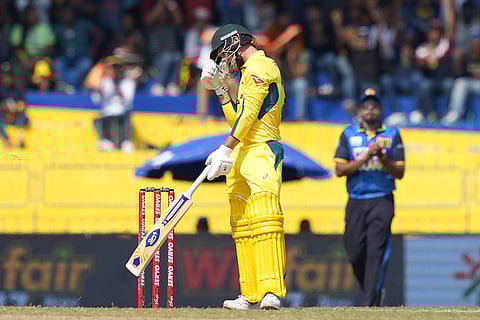 SL vs AUS 2nd ODI: Australia's Jake Fraser-McGurk reacts after losing his wicket