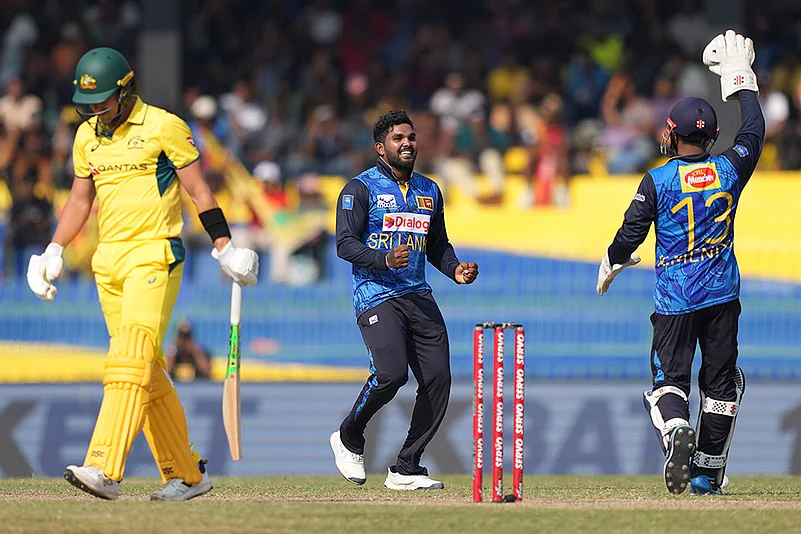 Sri Lanka vs Australia Cricket SL vs AUS 2nd ODI match pics from Colombo: Wanindu Hasaranga