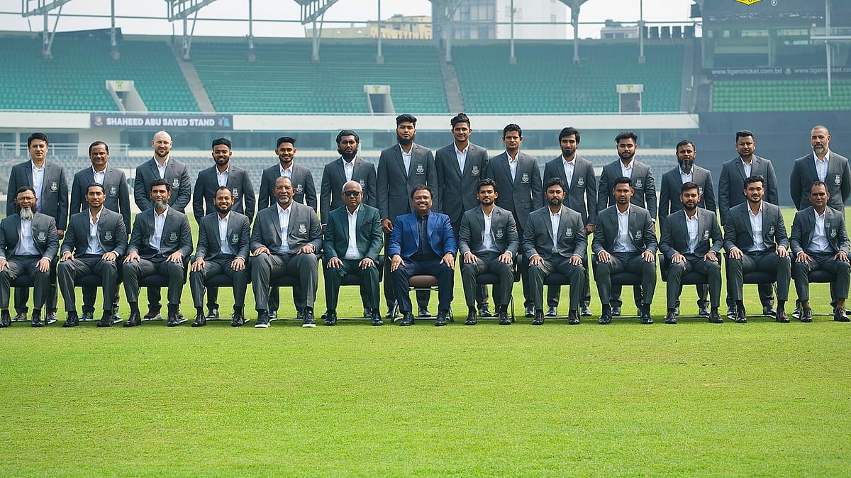 Photo: X | Bangladesh Cricket : Bangladesh cricket team for the ICC Champions Trophy 2025.