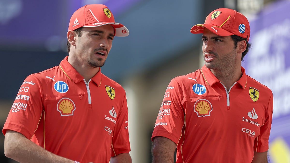 Leclerc and Sainz are former Ferrari team-mates