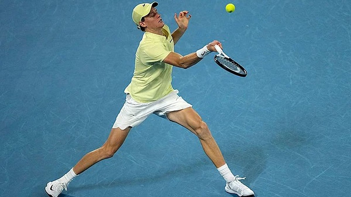 Jannik Sinner won the Australian Open title in January 2025.