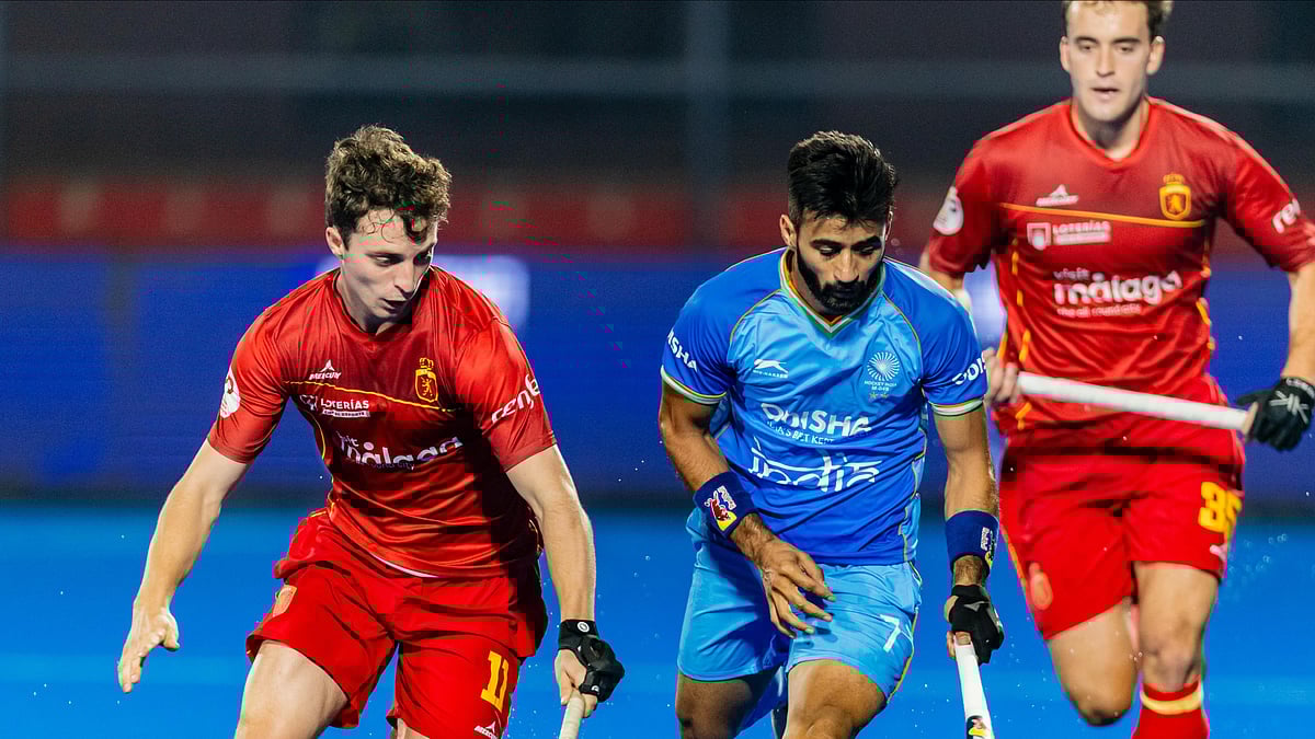 Photo: FIH Pro League : India Vs Spain, FIH Hockey Pro League 2024-25.