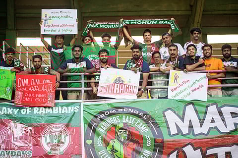 Mohun Bagan fans.