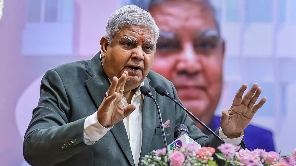 | File Pic : Vice President Jagdeep Dhankar