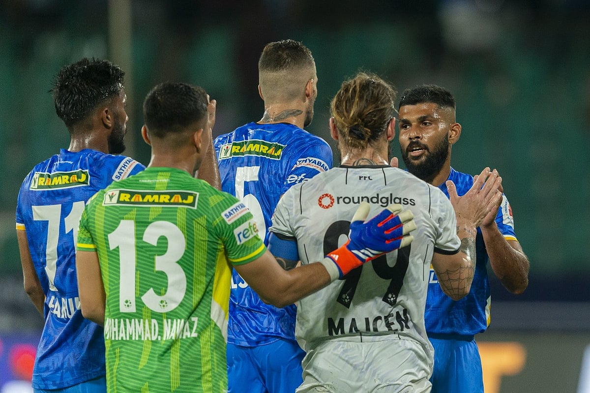 Chennaiyin FC celebrate win over Punjab FC.  - ISL | FDSL 