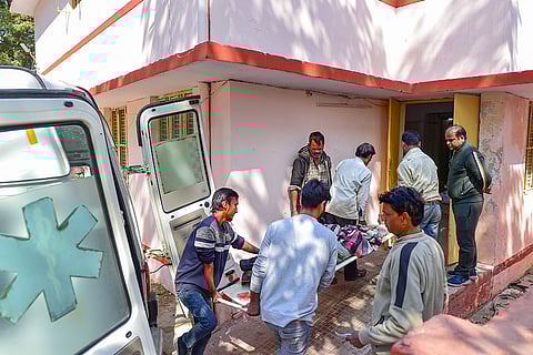 Car collides with bus en route to Maha Kumbh